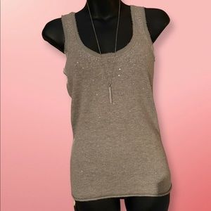 Calvin Klein Sequin tank sweater.